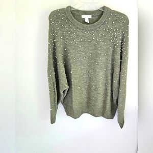 H&M Pearl Gray Knit Sweater